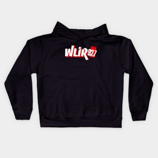 WLIR Radio Station Kids Hoodie